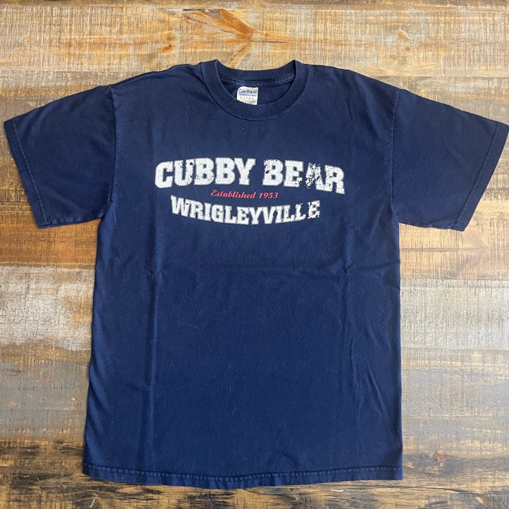 Gildan Dark Blue Cubby Bear Tee